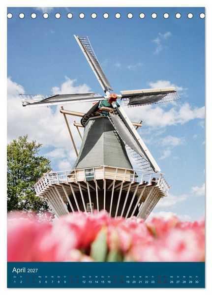 Produktbild: Erlebnis Windm&uuml;hle (Tischkalender 2027 DIN A5 hoch), CALVENDO Monatskalender