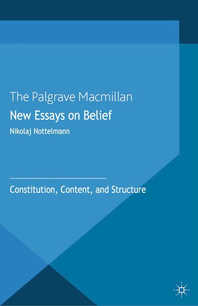 New Essays on Belief, Taschenbuch von Nikolaj Nottelmann, Palgrave Macmillan UK, 9781349439225