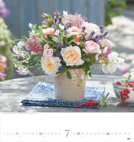 Produktbild: Bouquets 2026 - Foto-Kalender - Wand-Kalender - 45x48 - Blumen-Kalender