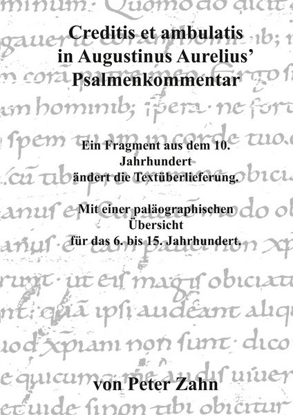 Produktbild: Creditis et ambulatis in Augustinus Aurelius&rsquo; Psalmenkommentar