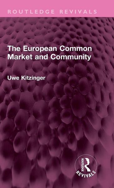 Produktbild: The European Common Market and Community