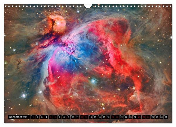 Produktbild: Galaktische Nebel (Wandkalender 2026 DIN A3 quer), CALVENDO Monatskalender