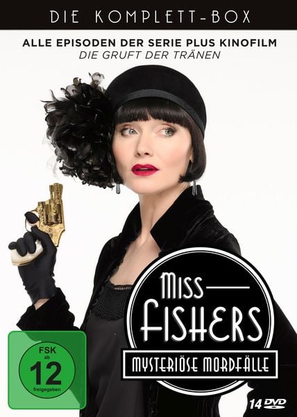 Produktbild: Miss Fishers mysteri&ouml;se Mordf&auml;lle - Die Komplettbox: Alle Episoden der Serie und der Kinofilm - Die Staffeln 1-3 plus "Die Gruft der Tr&auml;nen" [14 DVDs]