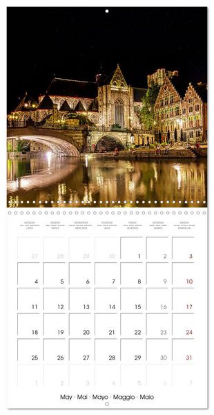 Produktbild: Comt&eacute; de Flandre (Calendrier mural carr&eacute; 2026 30x30 cm) Calendrier double avec une page pour vos prises de notes