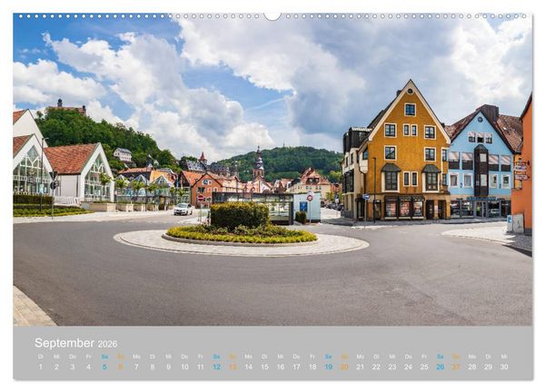 Produktbild: Kulmbach - zu F&uuml;&szlig;en der Plassenburg (Wandkalender 2026 DIN A2 quer), CALVENDO Monatskalender