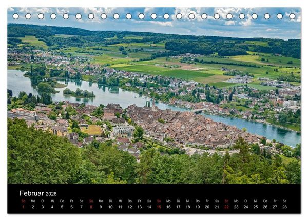 Produktbild: Von Schaffhausen zum S&auml;ntis (Tischkalender 2026 DIN A5 quer), CALVENDO Monatskalender