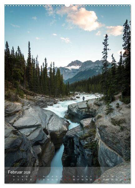 Produktbild: Die kanadischen Rockies (Wandkalender 2026 DIN A2 hoch), CALVENDO Monatskalender