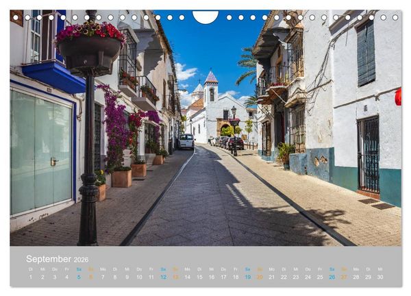 Produktbild: Marbella - andalusische Mittelmeerk&uuml;ste (Wandkalender 2026 DIN A4 quer), CALVENDO Monatskalender
