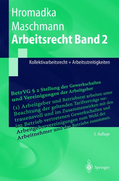 Produktbild: Arbeitsrecht Band 2