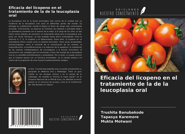Produktbild: Eficacia del licopeno en el tratamiento de la de la leucoplasia oral