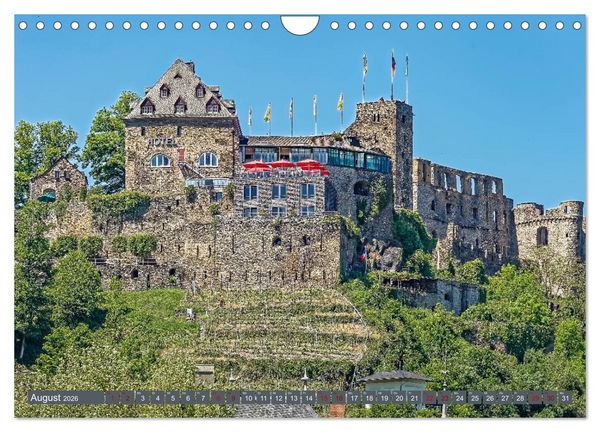 Produktbild: Burgen der Rheinromantik (Wandkalender 2026 DIN A4 quer), CALVENDO Monatskalender