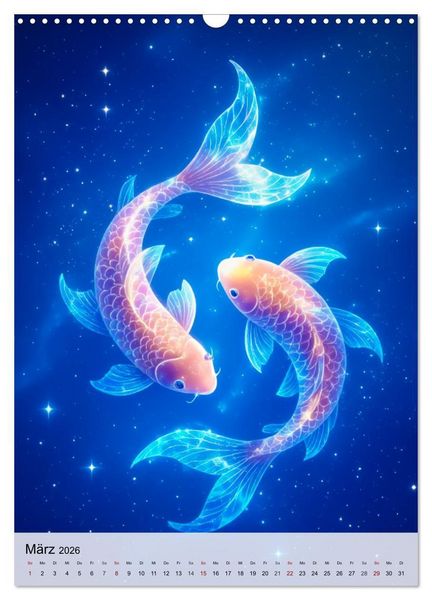 Produktbild: Der Mythos der Sternenzeichen - Sternenwesen des Zodiaks (Wandkalender 2026 DIN A3 hoch), CALVENDO Monatskalender