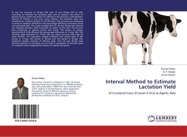 Produktbild: Interval Method to Estimate Lactation Yield