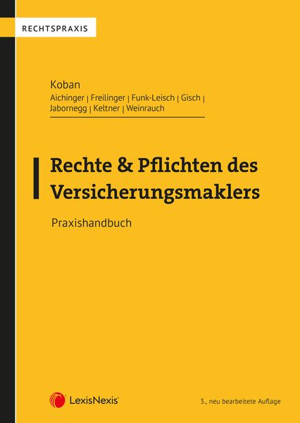 Produktbild: Rechte und Pflichten des Versicherungsmaklers