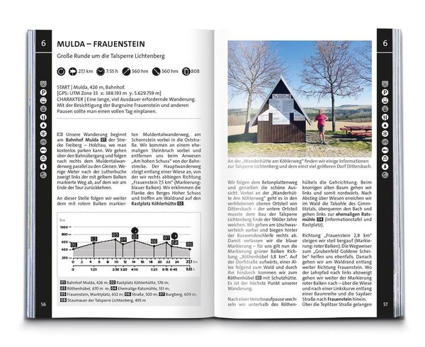 Produktbild: KOMPASS Wanderf&uuml;hrer Erzgebirge, 55 Touren