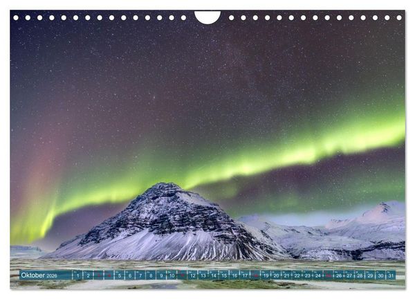Produktbild: Island - Reise in eine andere Welt (Wandkalender 2026 DIN A4 quer), CALVENDO Monatskalender