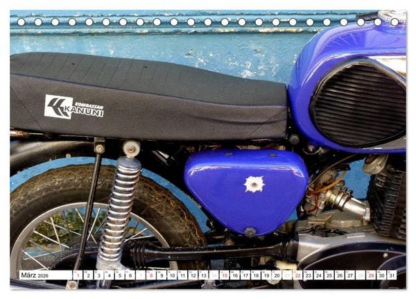 Produktbild: Mythos MZ - Ein DDR-Motorrad auf Kuba (Tischkalender 2026 DIN A5 quer), CALVENDO Monatskalender
