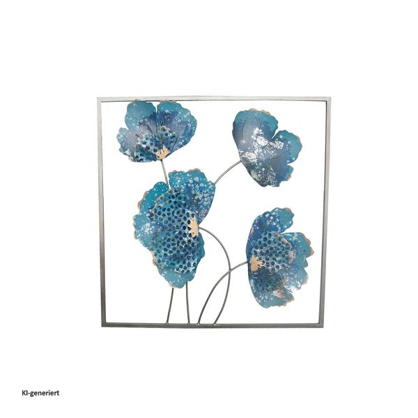 Produktbild: HTI-Living NTK-Collection Wanddeko Blue Flower NTK-Collection Wanddeko Blue Flower