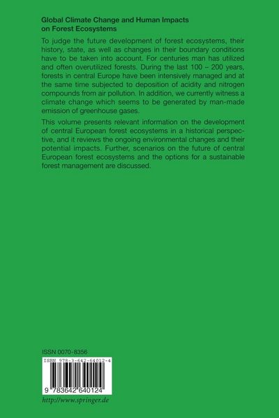 Produktbild: Global Climate Change and Human Impacts on Forest Ecosystems
