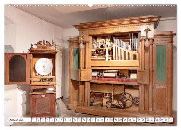Produktbild: Selbstspielende Musikinstrumente (Wandkalender 2026 DIN A2 quer), CALVENDO Monatskalender