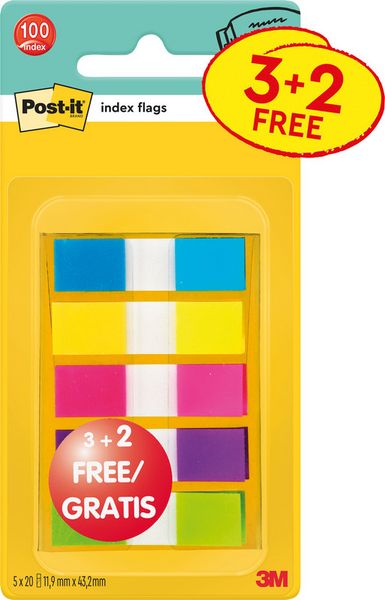 Produktbild: Post-it&reg; Index 683 schmal Promopack 3 + 2