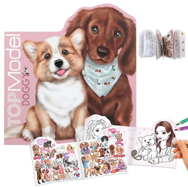 Produktbild: TOPModel Doggy Malbuch fig&uuml;rlich KITTY and DOGGY