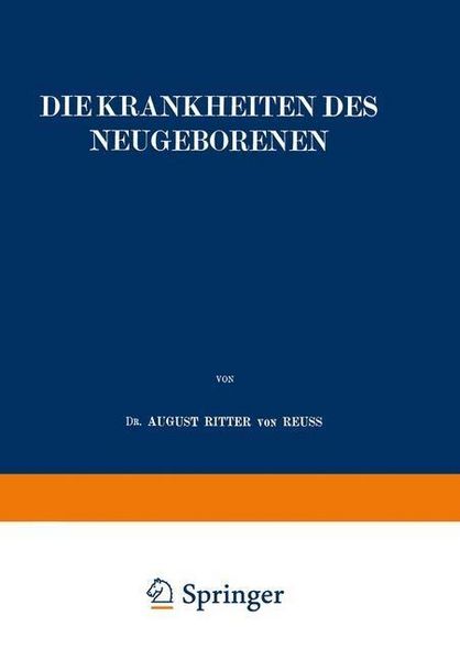 Produktbild: Die Krankheiten des Neugeborenen