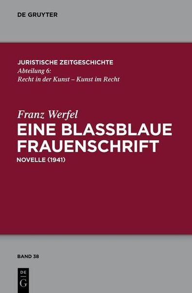 Produktbild: Eine bla&szlig;blaue Frauenschrift