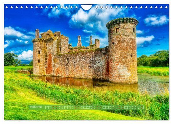 Produktbild: Schottlands Burgen und Schl&ouml;sser (Wandkalender 2026 DIN A4 quer), CALVENDO Monatskalender