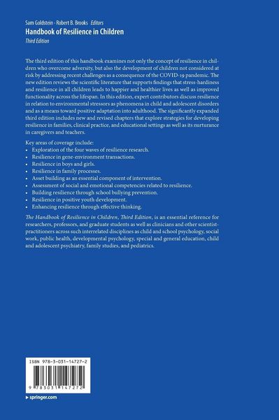Produktbild: Handbook of Resilience in Children