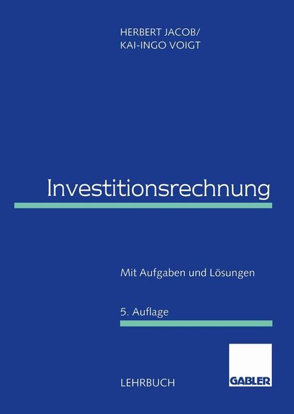 Produktbild: Investitionsrechnung