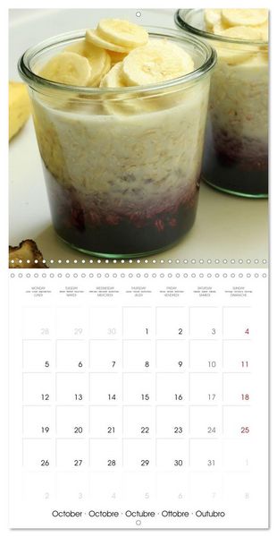 Produktbild: SWEET OATMEAL (Wall Calendar 2026 12 &times; 12 Inch) CALVENDO 12 Month Wall Calendar