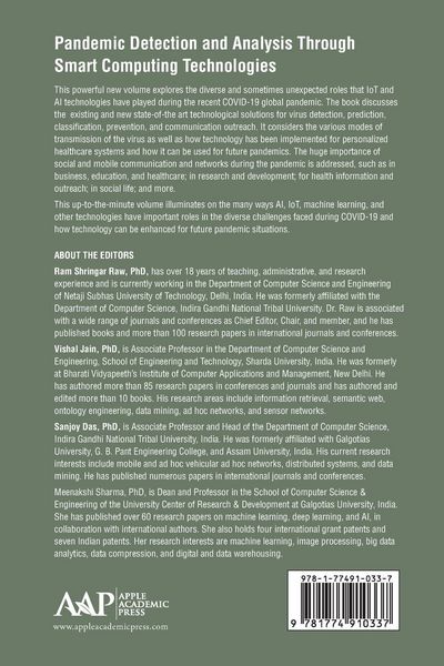 Produktbild: Pandemic Detection and Analysis Through Smart Computing Technologies