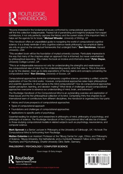 Produktbild: The Routledge Handbook of the Computational Mind