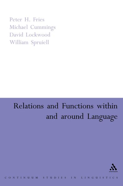 Produktbild: Relations and Functions within and around Language