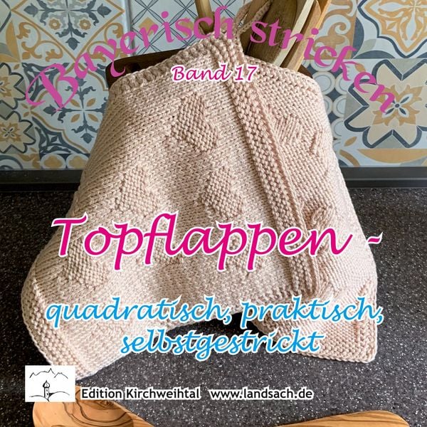 Produktbild: Topflappen - quadratisch, praktisch, selbstgestrickt