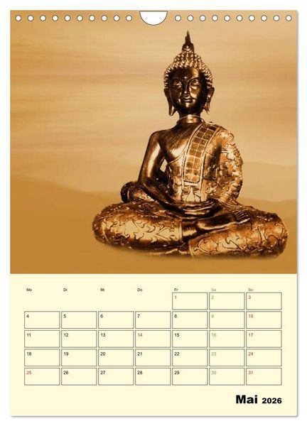 Produktbild: Buddhismus (Wandkalender 2026 DIN A4 hoch), CALVENDO Monatskalender