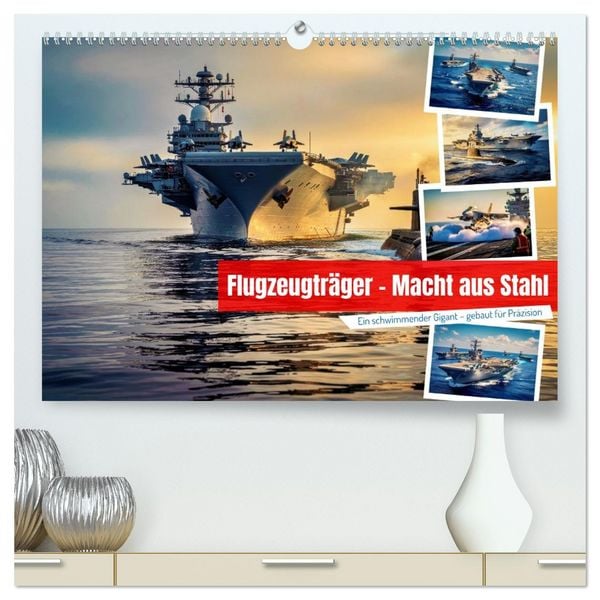 Produktbild: Flugzeugtr&auml;ger - Macht aus Stahl (hochwertiger Premium Wandkalender 2027 DIN A2 quer), Kunstdruck in Hochglanz