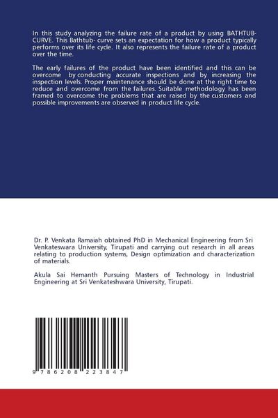 Produktbild: Analysis of Failure Rate of a Product by using Bathtub-Curve
