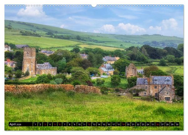Produktbild: S&uuml;dwestengland - Dorset & Devon (hochwertiger Premium Wandkalender 2026 DIN A2 quer), Kunstdruck in Hochglanz