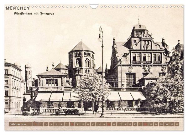 Produktbild: Spaziergang durch M&uuml;nchen &ndash; Die Stadt auf historischen Karten (Wandkalender 2026 DIN A3 quer), CALVENDO Monatskalender