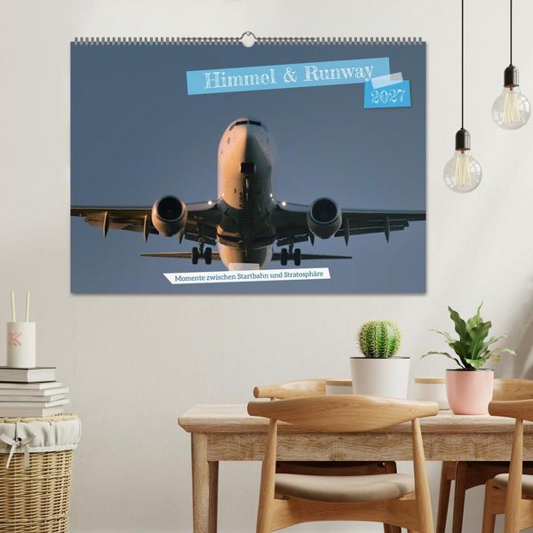 Produktbild: Himmel & Runway (Wandkalender 2027 DIN A2 quer), CALVENDO Monatskalender