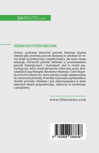 Produktbild: Hierarchia potrzeb Maslowa