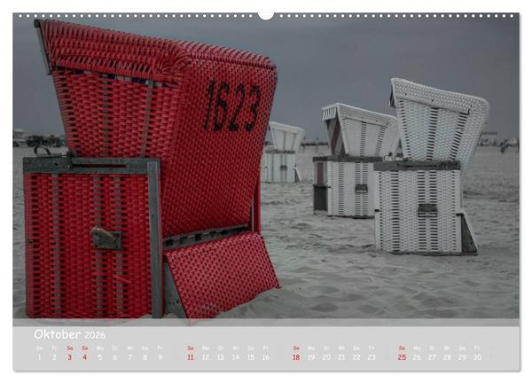Produktbild: Mein St.Peter-Ording (Wandkalender 2026 DIN A2 quer), CALVENDO Monatskalender