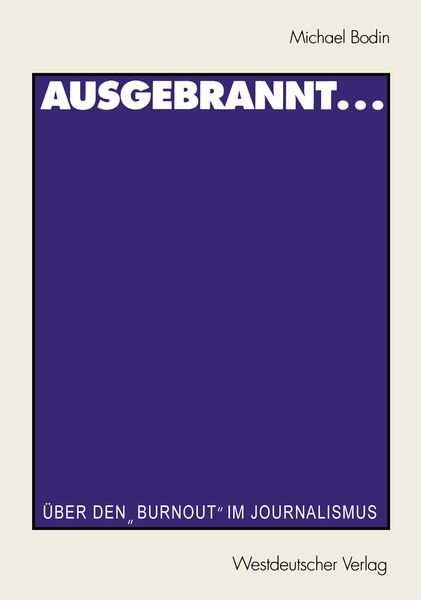 Produktbild: Ausgebrannt...