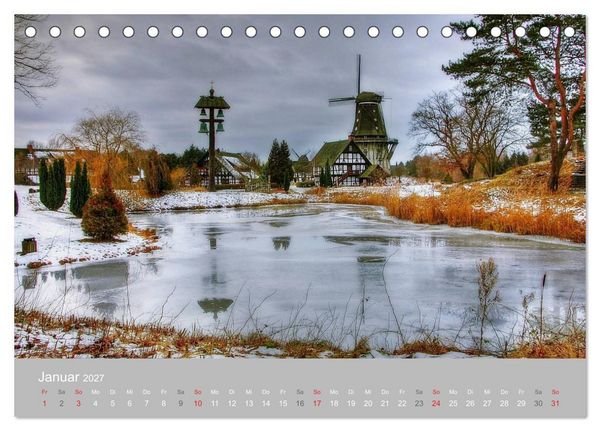 Produktbild: M&uuml;hlenmuseum Gifhorn (Tischkalender 2027 DIN A5 quer), CALVENDO Monatskalender
