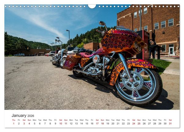 Produktbild: Sturgis - The most famous motorcycle rally in the world (Wall Calendar 2026 DIN A3 landscape), CALVENDO 12 Month Wall Calendar