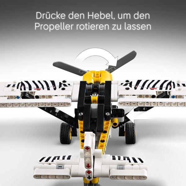 Produktbild: LEGO Technic Propellerflugzeug, Bauset, Modellflugzeug f&uuml;r Kinder 42198