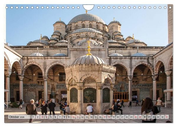 Produktbild: Istanbul - Im Schnittpunkt von Kulturen und Kontinenten (Wandkalender 2026 DIN A4 quer), CALVENDO Monatskalender