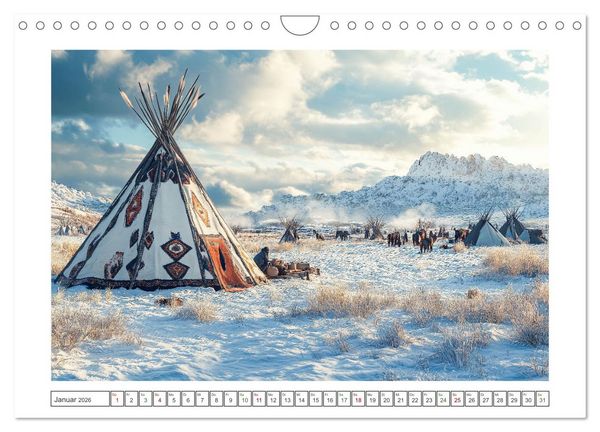 Produktbild: St&auml;mme der Pr&auml;rie (Wandkalender 2026 DIN A4 quer), CALVENDO Monatskalender